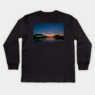 Dublin City Sunset Kids Long Sleeve T-Shirt